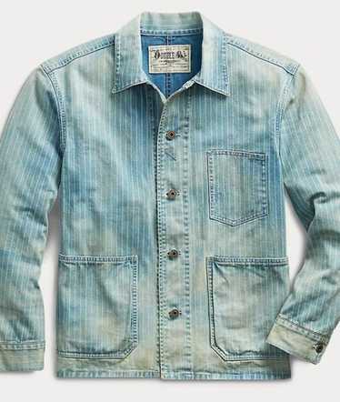 ジャケット・アウター RRL INDIGO WABASH COVERALL JACKET XS NOMARHYTHM TEXTILE - Denim Coverall Jacket -ジャケット