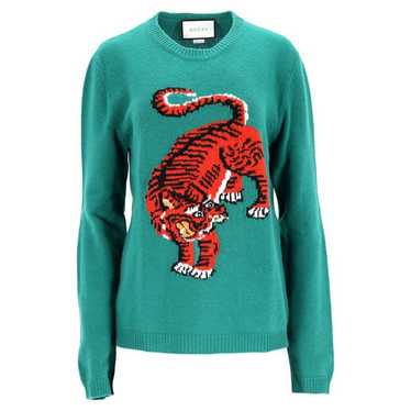 Gucci sweater tiger intarsia - Gem