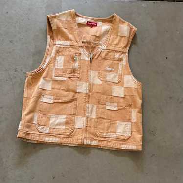 【希少】Supreme　シュプリーム　Patched Denim Vest　M Supreme Patched Denim Vest (SS21) - $148