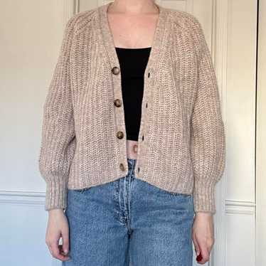 SÉZANE sezane BASILE カーディガン　ライトベージュ Basile Cardigan - Light Beige - Alpaca - Sézane