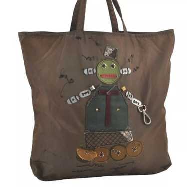 バッグ 00s prada totebag nylon khaki robot y2k Prada | Bags | Auth Prada Robot Tote Limited Edition | Poshmark