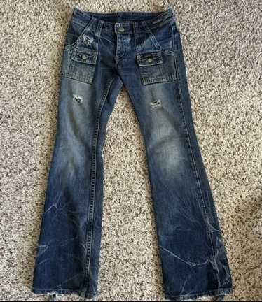 パンツ HYSTERIC GLAMOR damage denim pants M Hysteric glamour mens denim - Gem