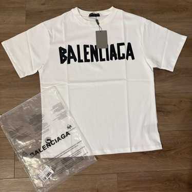Tシャツ・カットソー Balenciaga T-shirts White White T-shirt with logo Balenciaga - Vitkac AS