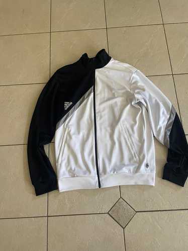 adidas ジップアップジャケット Mサイズ ホワイト/ブラック Adidas Originals Zip Up Jacket - Gem