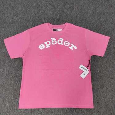 Sp5der pink t shirt - Gem