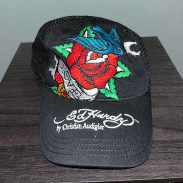 【Ed Hardy】ゴシック スカル 黒 キャップ 関税送料込 Ed Hardy】ゴシック スカル 黒 キャップ 関税送料込 (Ed Hardy