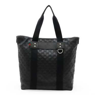 【GUCCI】Punching Monogram Rubber Square Tote Bag Camelia Gucci rubber tote bag - Gem