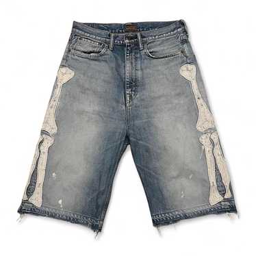 Skeleton denim shorts v4 - Gem