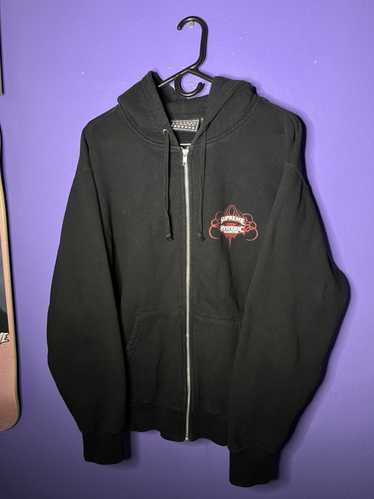 【鬼レア】HYSTERIC GLAMOUR ジップパーカー y2k 初期 ワッペン9個！】 2010AW ヒステリックグラマー ジップパーカー