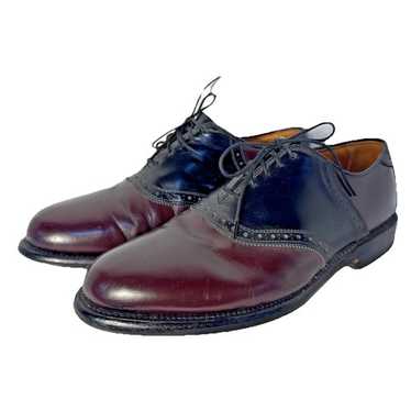 Allen Edmonds アレンエドモンズ Shelton 8 1/2 Allen Edmonds Shelton Saddle Shoes Mens 9 D Black Calfskin