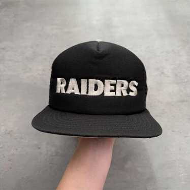 90s NFL Las Vegas Raiders vintageキャップ Vintage 90's LA Raiders Paint Splash Logo Athletic NFL Pro