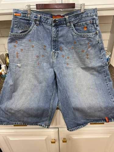 パンツ ballsybrothers  gurkabaker denim jorts Denim baggy gurkha baker jorts – YZ