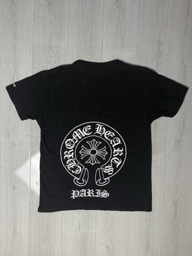 Chrome Hearts クロムハーツ Tシャツ CH Horseshoe Tee Black Chrome Hearts Horse Shoe Logo Pocket T-Shirt Black Men's