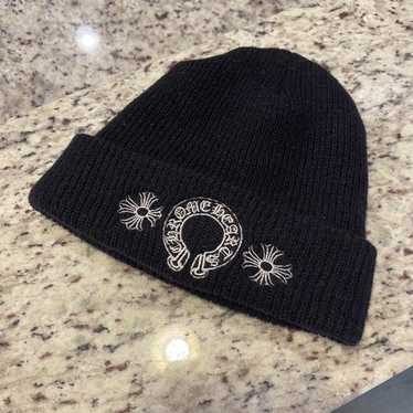 帽子 CHROME HEARTS horse hoe beanie black Buy Chrome Hearts Horseshoe Beanie 'Black' - 1383