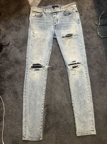 Amiri jeans mx1 leather - Gem