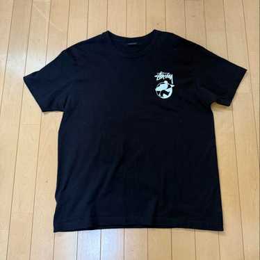 あ　our legacy Stussy ネイビー Tシャツ Lサイズ Stussy x Our Legacy Work Shop Tシャツ Mサイズ｜Yahoo!フリマ