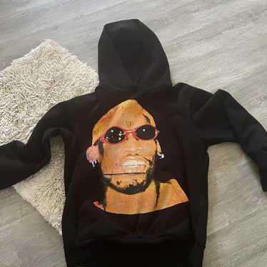 Vlone Rodman Devil Hoodie Black ヴィーローンロッドマンコラボ Vlone Rodman Devil Hoodie Black Men's - SS22 - US