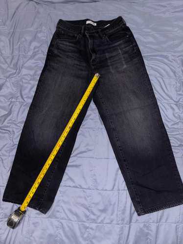 【関税&送料込】Jw Anderson Black Denim Wide-Leg Jeans JW Anderson: Black Twisted Workwear Jeans | SSENSE
