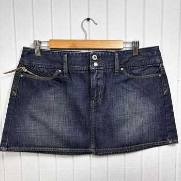 【DIESEL】5-Pocket Vintage Washing Denim Mini Skirt Petite Vintage Wash Pocket Denim Mini Skirt | Petite