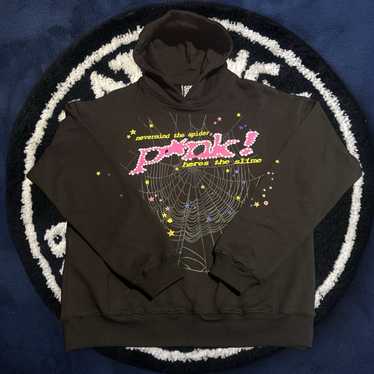 関税込 SP5DER PINK V2 フーディーパーカー Black Sp5der P*NK V2 Hoodie Black Men's - FW23 - US