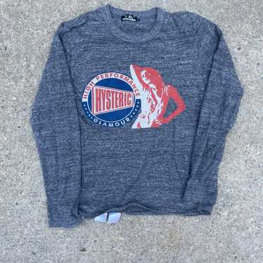80s hysteric lamé design long tee Vintage Hysteric Glamour Tee Vintage Hysteric Glamour Long