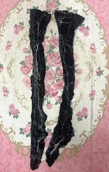 alice auaa net ソックス black Alice Auaa Spider-web Stockings – akaibu.co