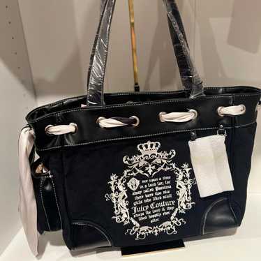 2WAY【JUICY COUTURE】Gabrielle ロゴ クロスボディ バッグ 黒 Juicy Couture Black Logo Shoulder Bag | eBay