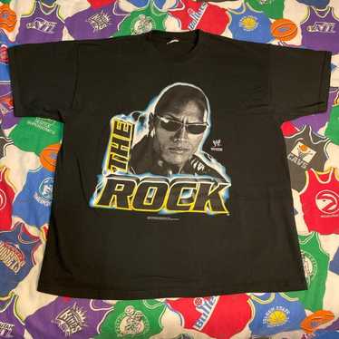WWE ザ・ロック　Tシャツ　2002年(WWE公式グッズ) Vintage WWE The Rock 2002 Big Print T-shirt Mens Medium | eBay