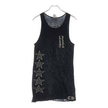 【Chrome Hearts】 Eyechart Logo Tank Top Black Chrome Hearts】 Eyechart Logo Tank Top Black