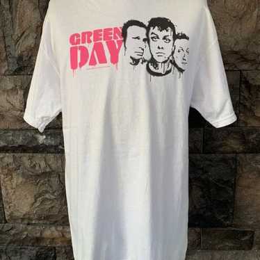【新品】GREEN DAY WHITE TEE Green Day Welcome To Paradise Men's White T-Shirt