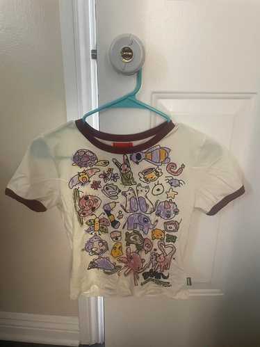 Heaven By Marc Jacobs スパンコール Tシャツ Marc Jacobs Green and Pink Heaven by Marc Jacobs Spikes T