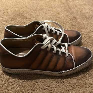 【Berluti】 Fastトラックスエードスニーカー Fast Track Leather And Nylon Sneaker | Berluti US