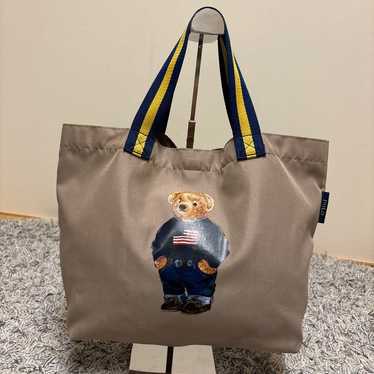 バッグ vintage tote bag bear navy Summer21-Accessories-