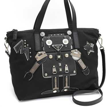 Prada tessuto robot tote - Gem