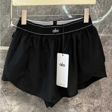 Alo yoga match poInt short 黒 Lサイズ Match Point Short - Black | Alo Yoga