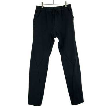 パンツ DEVOA Easy Pants Shetland Wool Linen. DEVOA Anatomical easy pants Heavy linen （CHARCOAL） -FASCINATE