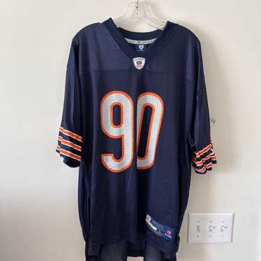 ウォームアップウェア NFL Reebok Chicago Bears cottonjacket XL Vintage Reebok NFL Chicago Bears Grey/White Jacket Wiith