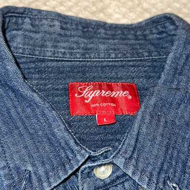 Supreme oxford shirt blue - Gem