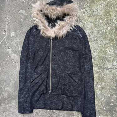 ジャケット・アウター TORNADO MART fur jacket Tornado Mart Leather Patchwork & Fur Jacket – Paroxa Studios