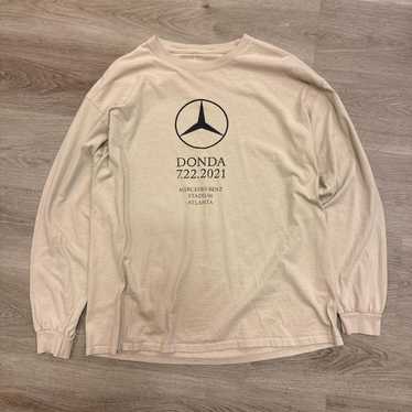 Tシャツ・カットソー Kanye West DONDA Atlanta Listening Event L/S T-shirt White DONDA Atlanta Listening Event Kanye West L/S T-Shirt (DOND