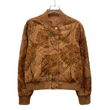 洗練カジュアル HERMES Bombers matelasse imprime ジャケット HERMES 美品▽HERMES エルメス ゴートレザー ジップアップ