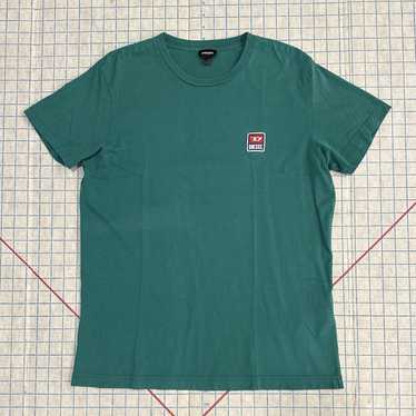関税込【DIESEL】Diegos K40 short sleeve T-shirt★Green★ロゴ Diesel Diegos K40 short sleeve T-shirt Green | Dressinn