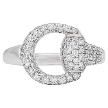 GUCCI(グッチ) Sterling Silver Stirrup Wrapped Horsebit Ring GUCCI(グッチ) Sterling Silver Stirrup Wrapped Horsebit Ring