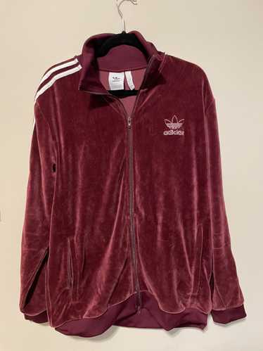 トップス adidas/velor track jacket Adidas Originals Adicolor Velour Track Jacket / Victory