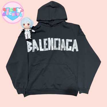[Balenciaga] バレンシアガ Taped Hooded Sweatshirt Balenciaga 'taped' Hoodie | italist
