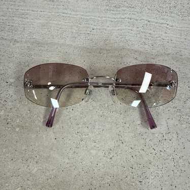 CHANEL Vintage sunglasses リムレス 4002 パープル CHANEL Vintage sunglasses リムレス 4002 パープル 小物