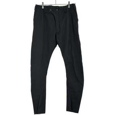 【美品】】DEVOA Slim pants wool / linen DEVOA Baggy pants wool / linen （BLACK） -FASCINATE