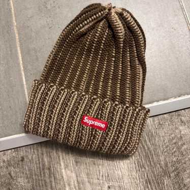 帽子 Supreme Big Stripe Beanie Brown Supreme Big Stripe Beanie (FW24) - $40