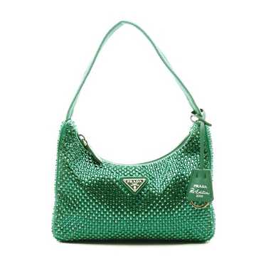 プラダ スウィングバッグ エボニー/グリーン グリーン（緑）系 PRADA(プラダ) バッグ・カバン(メンズ) - 海外