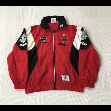 【90s】AC MILAN lottoトラックジャケットACミラン 90s Lotto ACミラン 94/96 トラックジャケット/ジャージ L